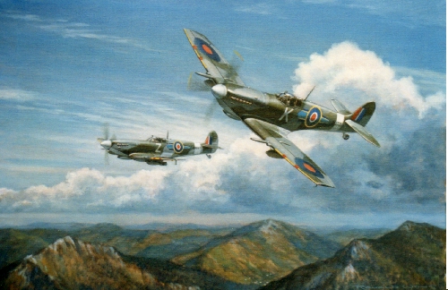73 Sqn Spitfires over yugoslavia
