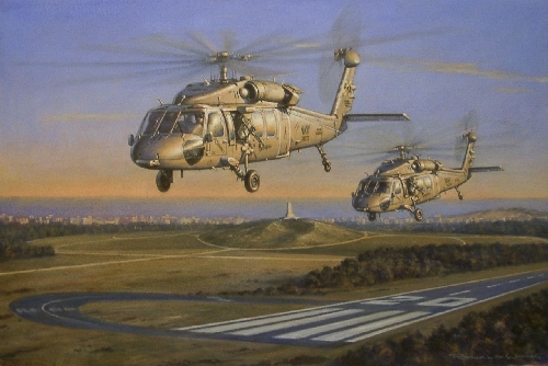 US Navy MH60S at Kitty Hawk