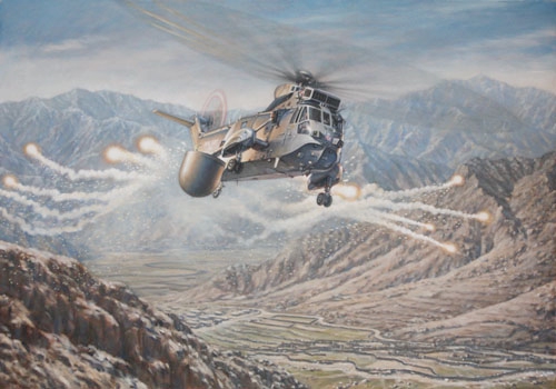 Sea King ASaC over Afghanistan